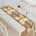 thumbnail image 1 of PKQWTM He Is Risen Religious quot Cotton and Linen Table Runner Kitchen Dining Room Supplies Size 16x72 Inch, 1 of 1