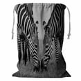 thumbnail image 1 of PKQWTM Headshot Of A Burchell'S Zebra Storage Basket Laundry Bag with Drawstring Size 24x32 Inch, 1 of 3