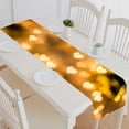 thumbnail image 1 of PKQWTM Heart bokeh Love Valentine day Cotton and Linen Table Runner Kitchen Dining Room Supplies Size 16x72 Inch, 1 of 1