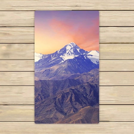 PKQWTM Himalayas Mountains Beautiful Sunrise Scenery Microfiber Bath Towels Bathroom Body Shower Towel Size 16x28 Inches