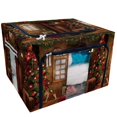 thumbnail image 1 of PKQWTM Home Decor Christmas Children Room with Toys and Tree Storage Bag Clear Window Storage Bins Boxes Large Capacity Foldable Stackable Organizer With Steel Metal Frame For Clothes,Closets,Bedrooms, 1 of 3