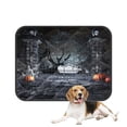 thumbnail image 1 of PKQWTM Horror scenery zombie pumpkins old garden gate Pet Dog Cat Bed Pee Pads Mat Cushion Potty Dogs Blankets Crate Bed Kennel 28x36 inch, 1 of 3