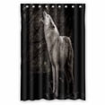thumbnail image 1 of PKQWTM Howling Wolf In The Dark WaterProof Polyester Fabric Shower Curtain Size 48x72 Inches, 1 of 1