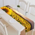 thumbnail image 1 of PKQWTM Huge Field Sunflowers During Sunset Cotton and Linen Table Runner Kitchen Dining Room Supplies Size 16x72 Inch, 1 of 1