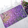 thumbnail image 1 of PKQWTM Hummingbird lavender flowers Home Decor Floor Mat Area Rug Doormat Size 18x30 Inches, 1 of 1
