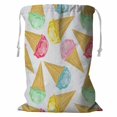 thumbnail image 1 of PKQWTM Ice Cream Storage Basket Laundry Bag with Drawstring Size 24x32 Inch, 1 of 3
