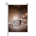 thumbnail image 1 of PKQWTM Interior Loft Living Room Coffee Table Gray Armchair Modern Yard Decor Home Garden Flag Size 28x40 Inches, 1 of 1