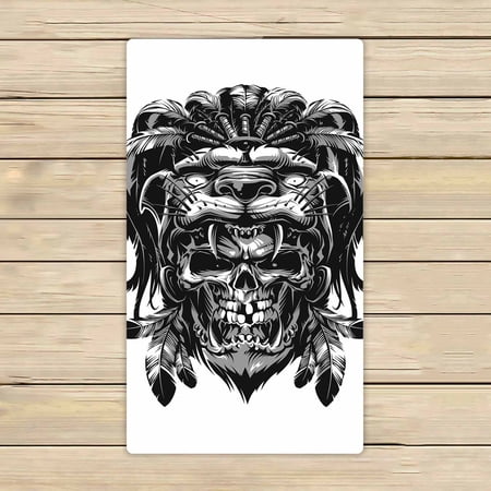 PKQWTM Jaguar Warrior Microfiber Bath Towels Bathroom Body Shower Towel Size 16x28 Inches