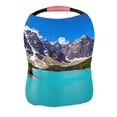 thumbnail image 1 of PKQWTM Lake Rocky Mountains Moraine Lake Banff National Park Canada Nursing Cover Baby Breastfeeding Infant Feeding Cover Baby Car Seat Cover, 1 of 2