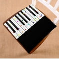 thumbnail image 1 of PKQWTM Large White Black Music Keys With Confetti Chair Pads Chair Mat Seat Cushion Chair Cushion Floor Cushion Size 16x16 inches, 1 of 1