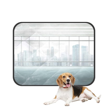 PKQWTM Large Window Into White Office Pet Dog Cat Bed Pee Pads Mat Cushion Potty Dogs Blankets Crate Bed Kennel 28x36 inch
