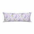thumbnail image 1 of PKQWTM Lavender Flowers Texture Romantic Long Body Pillow Case Cover Pillow Cushion Size 20x60 Inches, 1 of 1