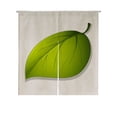 thumbnail image 1 of PKQWTM Leaf On White Door Curtain Window Cover Home Decor Hanging Curtain Size 85x90 CM, 1 of 1