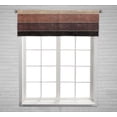 thumbnail image 1 of PKQWTM Leather Labels Different Colors Window Curtain Valance Rod Pocket 54x18 inch, 1 of 1