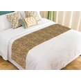 thumbnail image 1 of PKQWTM Leopard Pattern Bed Runner Bedroom Bedding Decor Bedding Scarf Size 20x95 inches, 1 of 1