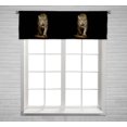 thumbnail image 1 of PKQWTM Leopard portrait Window Curtain Valance Rod Pocket 54x18 inch, 1 of 5