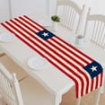 thumbnail image 1 of PKQWTM Liberia paper flag Cotton and Linen Table Runner Kitchen Dining Room Supplies Size 14x72 Inch, 1 of 1