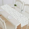 thumbnail image 1 of PKQWTM Lighthouse Anchor White Sketch Cotton and Linen Table Runner Kitchen Dining Room Supplies Size 16x72 Inch, 1 of 1