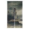 thumbnail image 1 of PKQWTM Lighthouse Sea Under Sky Door Curtain Window Cover Home Decor Hanging Curtain Size 85x150 CM, 1 of 1