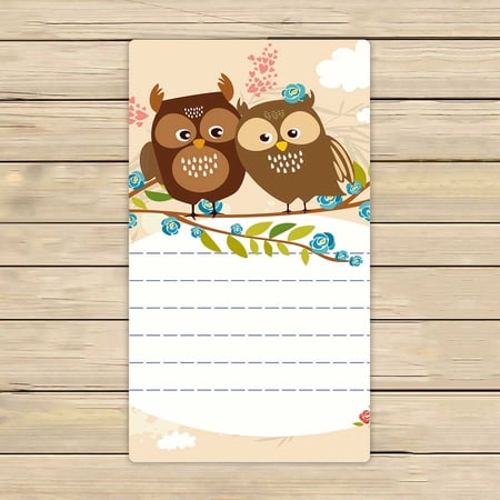 PKQWTM Lined Space Cute Owls Spring Birds Love Bright Flowers Microfiber Bath Towels Bathroom Body Shower Towel Size 16x28 Inches