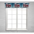 thumbnail image 1 of PKQWTM Little snow owls sitting on the branch Window Curtain Valance Rod Pocket 54x12 inch, 1 of 1