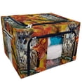 thumbnail image 1 of PKQWTM Long Eared Owl Orange Oak Leaves During Autumn Storage Bag Clear Window Storage Bins Boxes Large Capacity Foldable Stackable Organizer With Steel Metal Frame For Clothes,Closets, Bedrooms, 1 of 3
