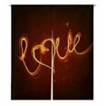 thumbnail image 1 of PKQWTM Love Door Curtain Window Cover Home Decor Hanging Curtain Size 105x120 CM, 1 of 1