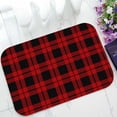 thumbnail image 1 of PKQWTM Lumberjack Plaid Home Decor Floor Mat Area Rug Doormat Size 15.7x23.6 Inches, 1 of 1