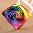 thumbnail image 1 of PKQWTM Macro of rainbow rose flower and colorfull petals Chair Pads Chair Mat Seat Cushion Chair Cushion Floor Cushion Size 20x20 inches, 1 of 1