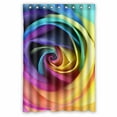 thumbnail image 1 of PKQWTM Macro of rainbow rose flower and colorfull petals WaterProof Polyester Fabric Shower Curtain Size 48x72 Inches, 1 of 1
