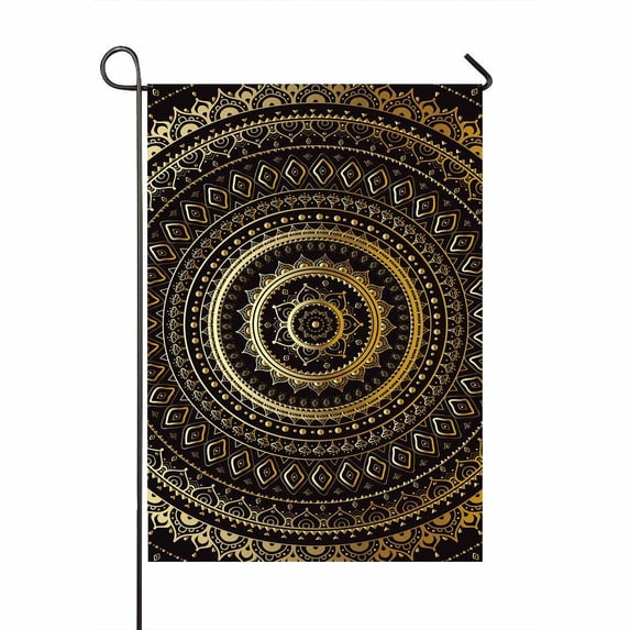 PKQWTM Mandala decorative pattern Yard Decor Home Garden Flag Size 28x40 Inches