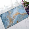 thumbnail image 1 of PKQWTM Marble texture Eastern technique ebru Home Decor Floor Mat Area Rug Doormat Size 18x30 Inches, 1 of 1