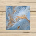 thumbnail image 1 of PKQWTM Marble texture Eastern technique ebru Microfiber Bath Towels Bathroom Body Shower Towel Size 13x13 Inches, 1 of 1