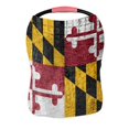 thumbnail image 1 of PKQWTM Maryland State Flag Luxury Crocodile Texture Nursing Cover Baby Breastfeeding Infant Feeding Cover Baby Car Seat Cover, 1 of 2
