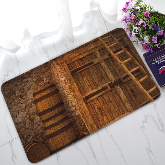 PKQWTM Medieval Photographic Home Decor Floor Mat Area Rug Doormat Size 18x30 Inches