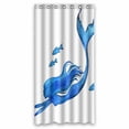 thumbnail image 1 of PKQWTM Mermaid Silhouette WaterProof Polyester Fabric Shower Curtain Size 36x72 Inches, 1 of 1