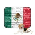 thumbnail image 1 of PKQWTM Mexico Flag Brick Wall Pet Dog Cat Bed Pee Pads Mat Cushion Potty Dogsblankets Crate Bed Kennel 28x36 inch, 1 of 3