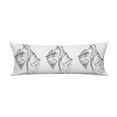 thumbnail image 1 of PKQWTM Miniature Schnauzer Dog Long Body Pillow Case Cover Pillow Cushion Size 20x60 Inches, 1 of 1