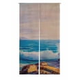 thumbnail image 1 of PKQWTM Morning on sea wave Oil painting Door Curtain Window Cover Home Decor Hanging Curtain Size 85x150 CM, 1 of 1