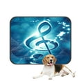 thumbnail image 1 of PKQWTM Music Note On A Soft Blue Background Pet Dog Cat Bed Pee Pads Mat Cushion Potty Dogs Blankets Crate Bed Kennel 20x24 inch, 1 of 3