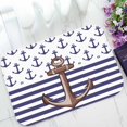 thumbnail image 1 of PKQWTM Nautical Marine Anchor Knots Yacht Square Home Decor Floor Mat Area Rug Doormat Size 15.7x23.6 Inches, 1 of 1