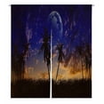 thumbnail image 1 of PKQWTM Night Landscape Door Curtain Window Cover Home Decor Hanging Curtain Size 105x120 CM, 1 of 1