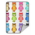 thumbnail image 1 of PKQWTM Night Owls Blanket Crystal Velvet Throw Bed Blanket 58x80 inches, 1 of 1