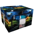 thumbnail image 1 of PKQWTM Night Scenery With Three Halloween Pumpkins Old Tree Storage Bag Clear Window Storage Bins Boxes Large Capacity Foldable Stackable Organizer With Steel Metal Frame For Clothes,Closets, Bedrooms, 1 of 3
