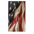 thumbnail image 1 of PKQWTM Old American Flag Memorial Day 4Th July Dependence Day Door Curtain Window Cover Home Decor Hanging Curtain Size 85x150 CM, 1 of 1