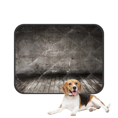 PKQWTM Old Grunge Interior Pet Dog Cat Bed Pee Pads Mat Cushion Potty Dogsblankets Crate Bed Kennel 28x36 inch
