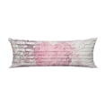 thumbnail image 1 of PKQWTM Old Room Brick Wall Graffiti Heart Valentines Day Long Body Pillow Case Cover Pillow Cushion Size 20x60 Inches, 1 of 1