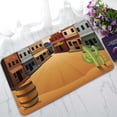 thumbnail image 1 of PKQWTM Old Western Town Home Decor Floor Mat Area Rug Doormat Size 18x30 Inches, 1 of 1