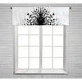 thumbnail image 1 of PKQWTM Organic frame Window Curtain Valance Rod Pocket 54x18 inch, 1 of 1