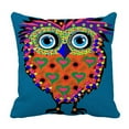thumbnail image 1 of PKQWTM Owl Popular Hipster Characters Bed Decor Pillow Cases Zippered Cushion Cover Size 20x20 Inches, 1 of 1
